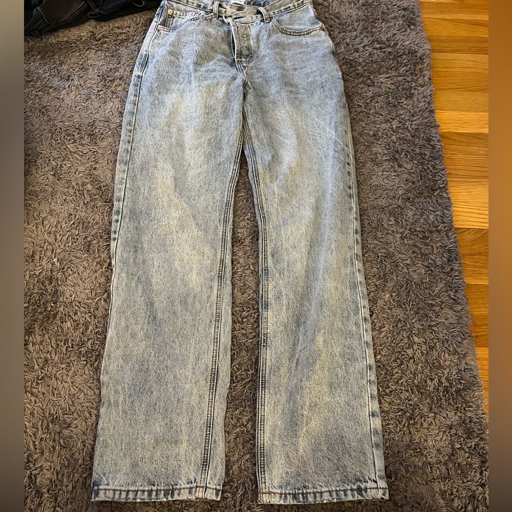 Princess Polly Holly asymmetric jeans